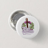 Tenney Mounnew hampshire ski logo Ronde Button 3,2 Cm (Voorkant /achterkant)