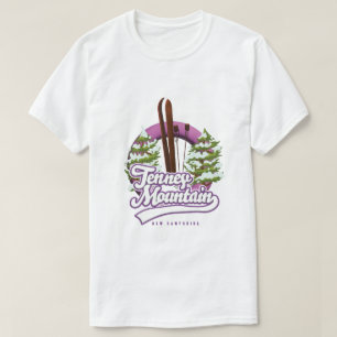 Tenney mountain new hampshire ski logo t-shirt