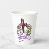 Tenney mountainbike new hampshire ski logo koffie  papieren bekers (Voorkant)