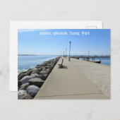 Tenney Park wandelpad in Madison, Wisconsin Briefkaart (Voorkant / Achterkant)