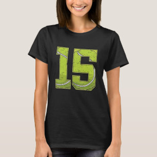 Tennis 15th Birthday Boy Girl 15 Years old T-shirt