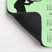 Tennis 2026 Kalender Muismat (Hoek)