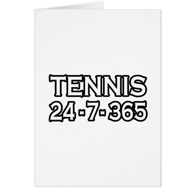 Tennis 24-7-365 (Voorkant)