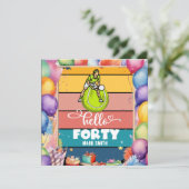 Tennis 40e verjaardag (Staand voorkant)