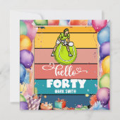 Tennis 40e verjaardag (Voorkant)