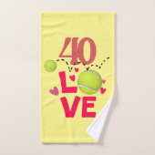 Tennis 40th Birthday grappige cadeaus voor speler Handdoek (Handdoek)