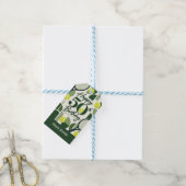 Tennis 50e verjaardag cadeaulabel (Met Touw)