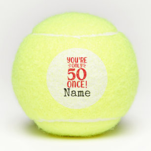 Tennis 50e verjaardag tennisballen