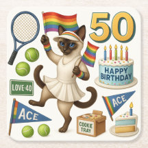Tennis 50e verjaardag voor kattenliefhebbers