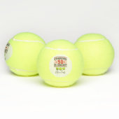 Tennis 50th Birthday is geweldig met ballen (Multi)