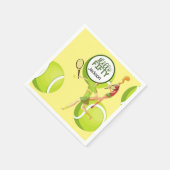 Tennis 50th Birthday Jubileum Servet (Hoek)