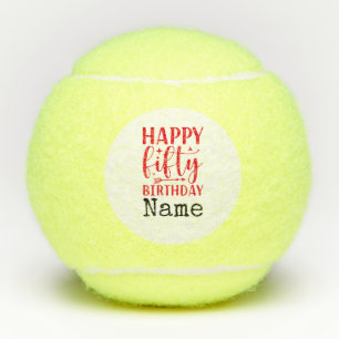 Tennis 50th Birthday Tennis Balls Tennisballen
