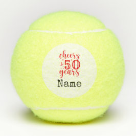 Tennis 50th Birthday Tennis Balls Tennisballen