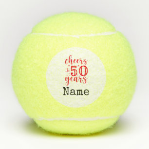 Tennis 50th Birthday Tennis Balls Tennisballen