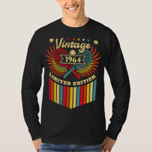 Tennis 58e Verjaardag Mannen Vrouwen Vintage 1964 T-shirt