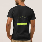 Tennis 60e verjaardag Hallo 60 met tennisbal T-shirt (Achterkant)