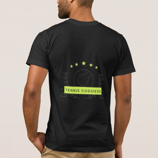 Tennis 60e verjaardag Hallo 60 met tennisbal T-shirt (Achterkant)