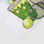 Tennis 60e verjaardag tennisbal liefde tissuepapier (Detail)