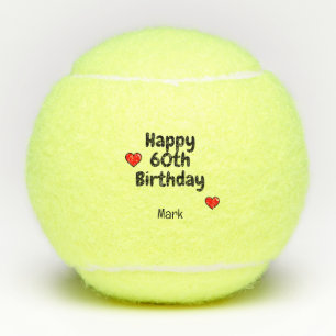 Tennis 60e verjaardag tennisballen