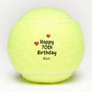 Tennis 70e verjaardag tennisballen