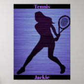 Tennis Abstract Poster (Voorkant)