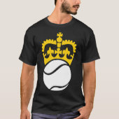 Tennis achterhand grappige tennismemes t-shirt (Voorkant)