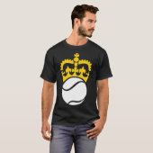 Tennis achterhand grappige tennismemes t-shirt (Voorkant volledig)