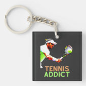 Tennis Addict Sleutelhanger (voorkant)