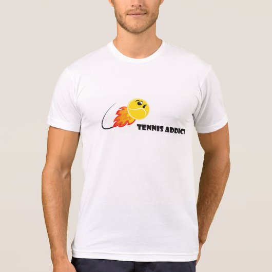 Tennis addict t-shirt (Voorkant)