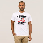 Tennis Addict T-shirt (Voorkant volledig)