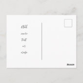 Tennis Afstudeerfeest Kawaii Bal Aangepaste Tekst  Briefkaart (Achterkant)