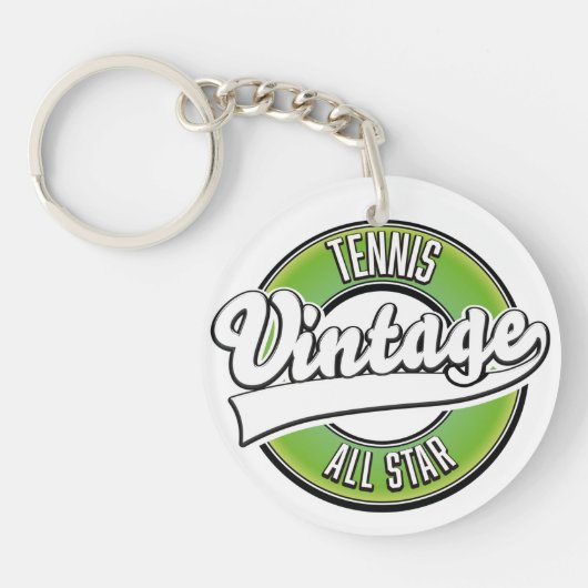 Tennis  Alle sterren logo Magnet Sleutelhanger (Voorkant)