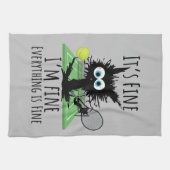 Tennis, alles is prima. theedoek (Horizontaal)