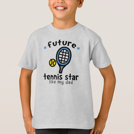 Tennis als pa t-shirt (Voorkant)