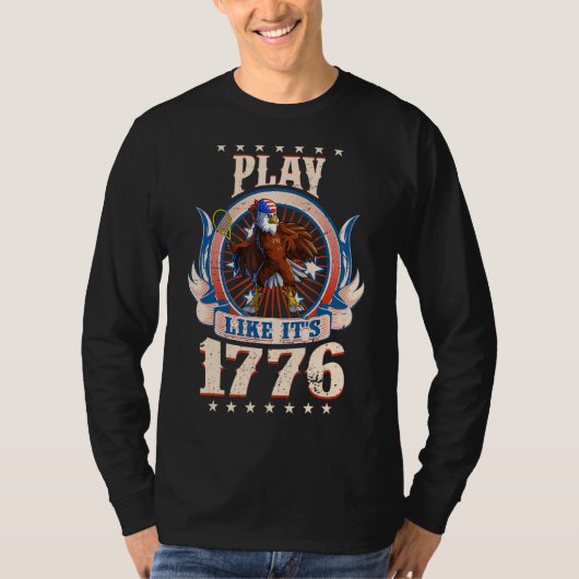 Tennis American Eagle, 4 juli jongens Man Amerika T-shirt (Voorkant)