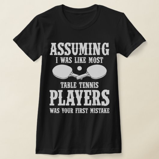Tennis Apparel Fun Tennis-spelers T-shirt (Laagn)