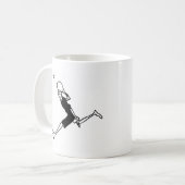 Tennis Art van Kyle T. Webster Koffiemok (Voorkant links)