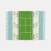 Tennis Baby Fleece Deken (Voorkant (Horizontaal))