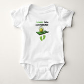 Tennis baby in training!,love tennis baby  romper (Voorkant)
