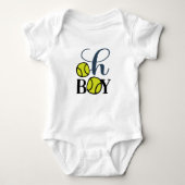 Tennis baby jongen romper (Voorkant)