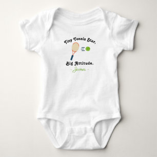 Tennis Baby - Kleine Tennisster Grote Attitude Ten Romper