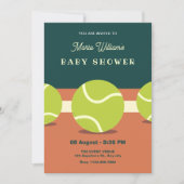 Tennis baby shower kaart (Voorkant)