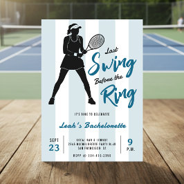 Tennis Bacheloretette Last Swing Before the Ring Kaart
