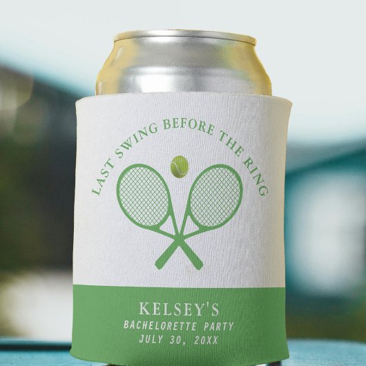 Tennis Bachelorette Laatste Swing Voor De Ring Blikjeskoeler
