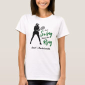 Tennis Bachelorette Last Swing Before the Ring T-shirt (Voorkant)
