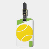 Tennis Bag Label Bagagelabel (Voorkant verticaal)