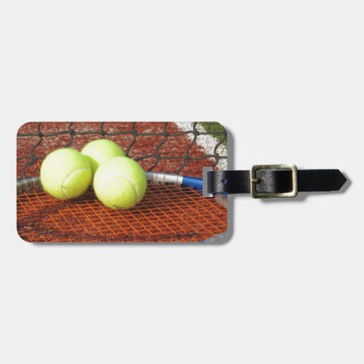 Tennis Bagagelabel (Voorkant horizontaal)