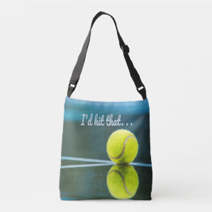 Tennis bal, ik zou die grappige cadeautje pakken crossbody tas