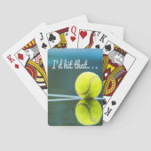 Tennis bal, ik zou die grappige cadeautje pakken pokerkaarten (Achterkant)