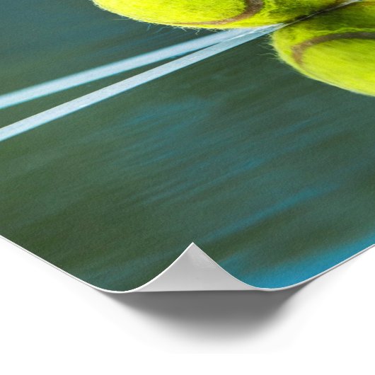 Tennis bal, ik zou die grappige cadeautje pakken poster (Hoek)